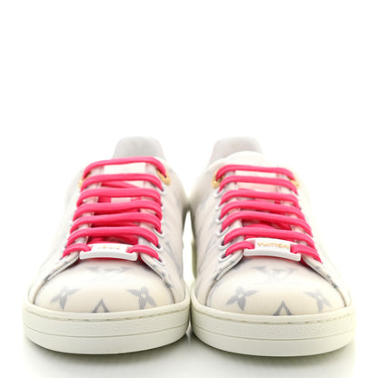 Louis Vuitton Technical Fabric Calfskin Monogram Frontrow Sneakers 35.5 Pink 2 of 10