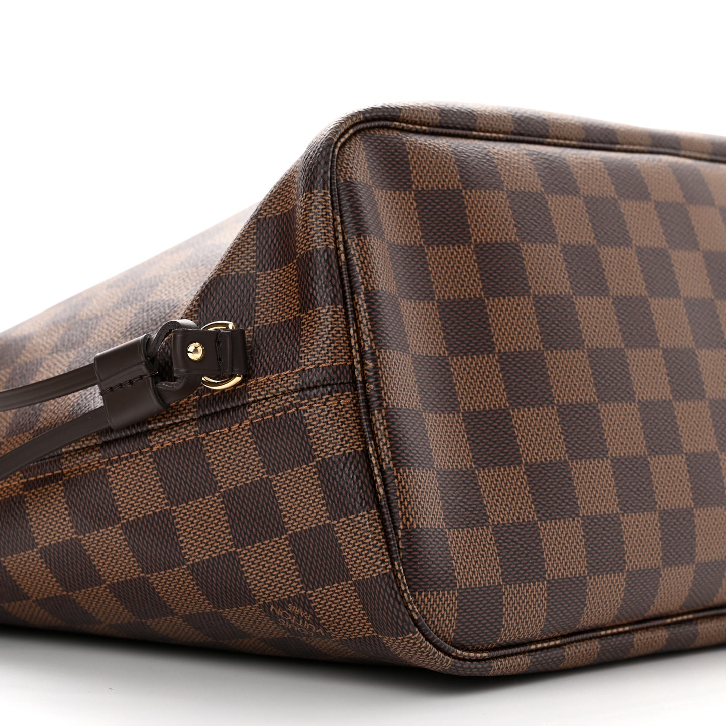Damier Ebene Braided Neverfull MM Pink