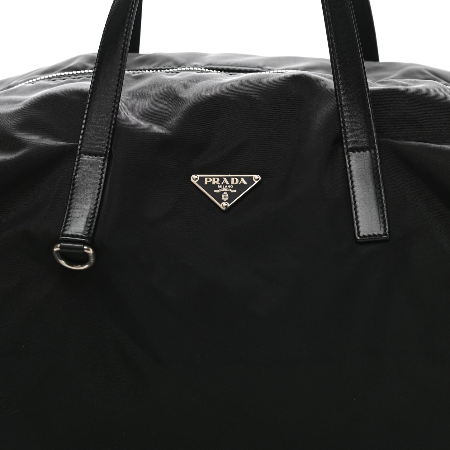 Tessuto Nylon Duffle Bag Black