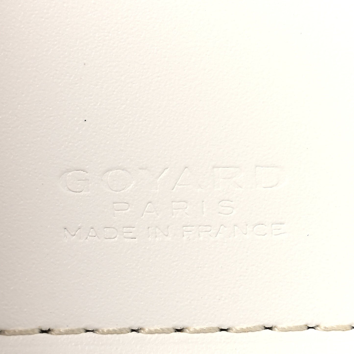 Goyardine Saint Marc Card Holder White