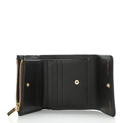 Burberry Haymarket Check Medium Leighton Wallet Chocolate 7 of 11