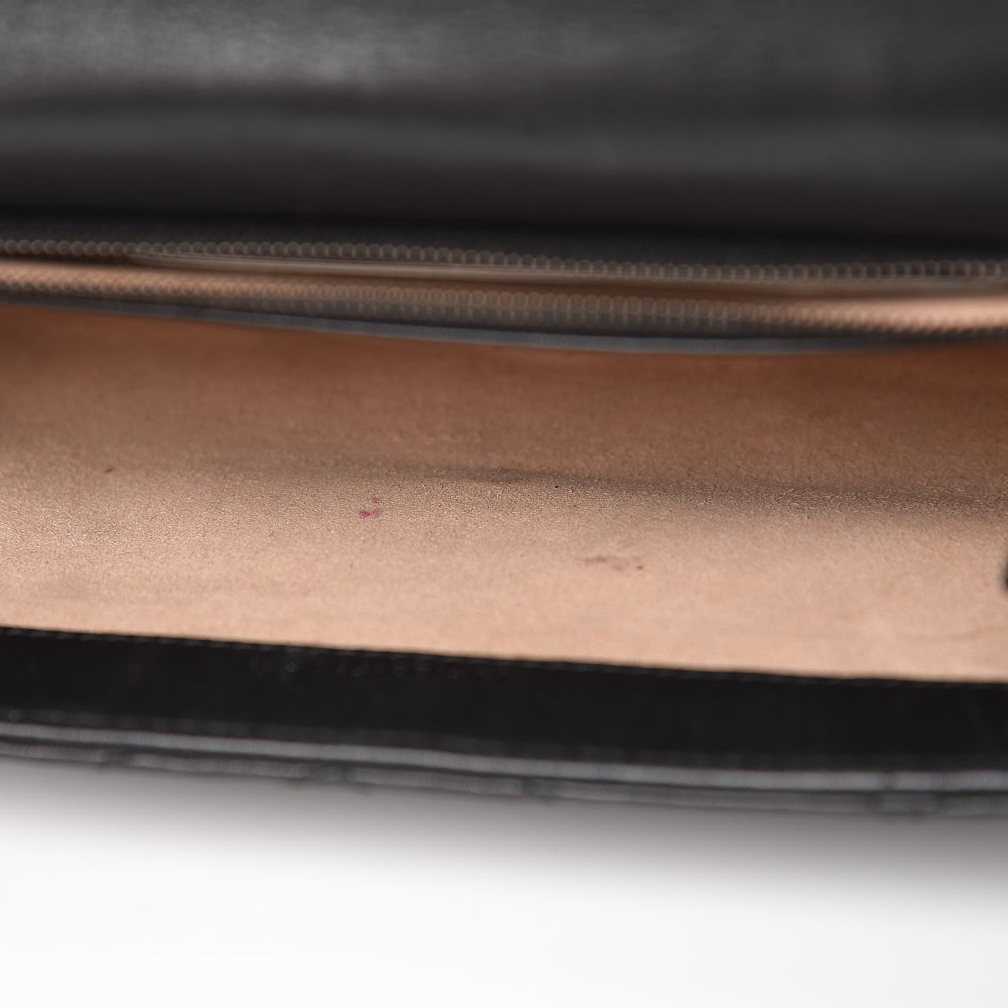 Calfskin Matelasse Mini GG Marmont Chain Wallet Black