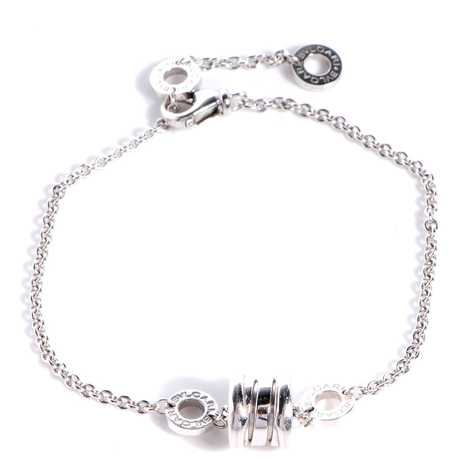 Bulgari 18K White Gold B.Zero1 Bracelet 1 of 5