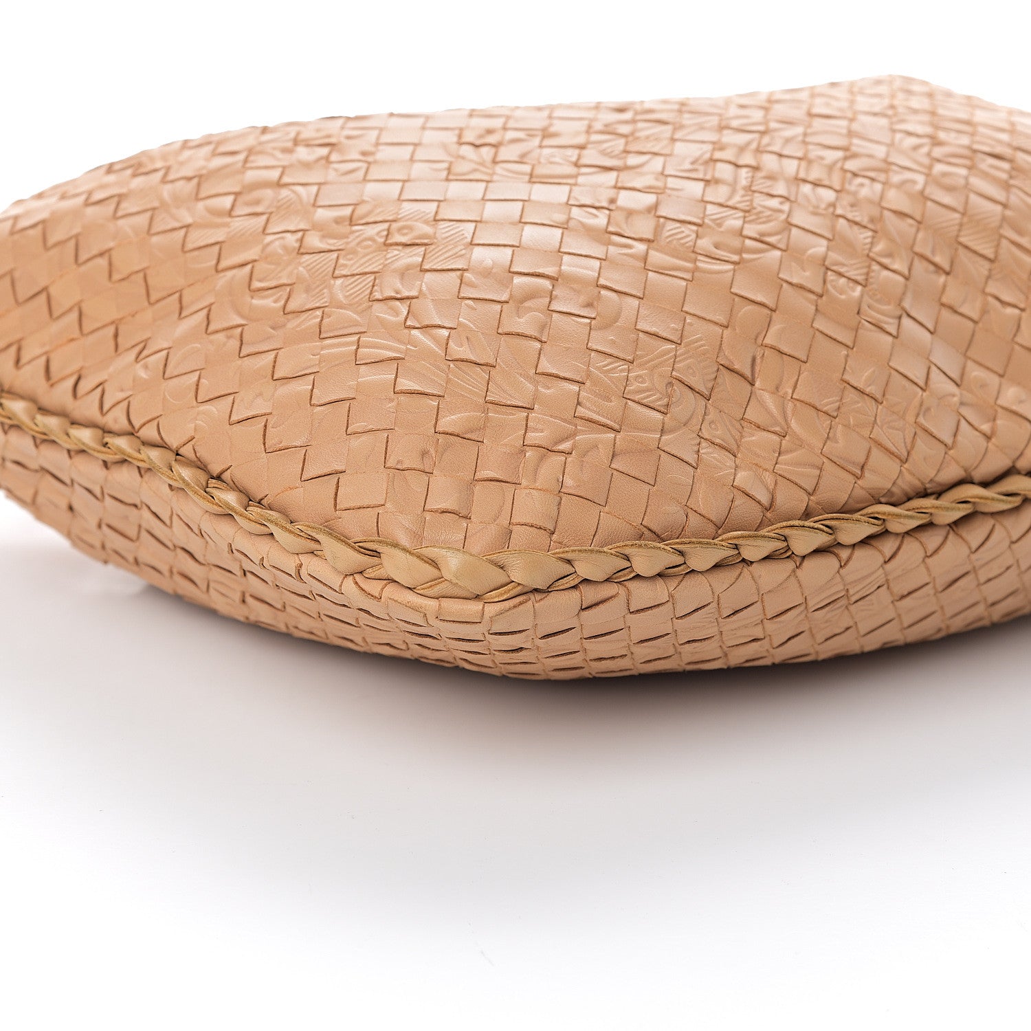 Bottega Veneta Nappa Intrecciato Embossed Medium Veneta Hobo Camel 7 of 8