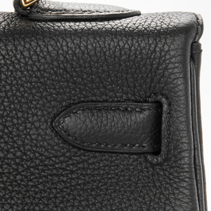 Hermes Togo Kelly Retourne 32 Black 7 of 28