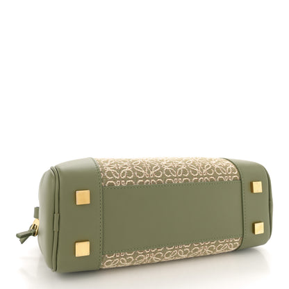 Loewe Jacquard Anagram Calfskin Amazona 23 Avocado Green 4 of 10