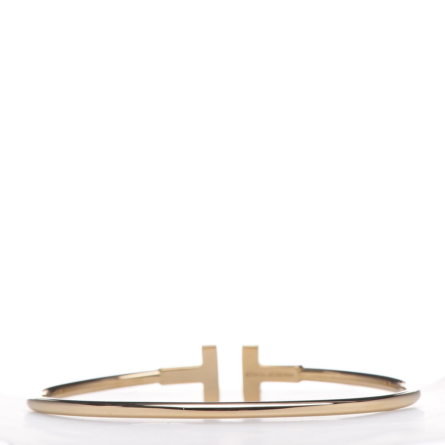 18K Yellow Gold T Wire Bracelet