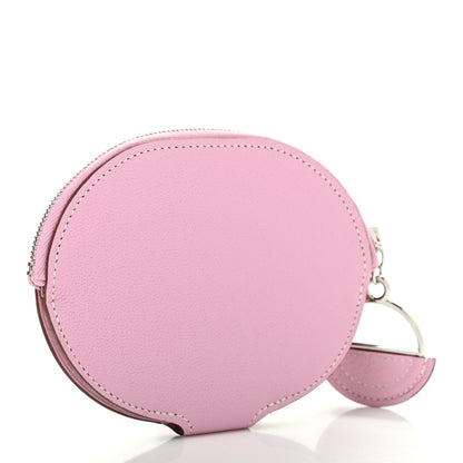 Hermes Chevre Mysore In-The-Loop Wink Card Holder Mauve Sylvestre Bleu Electrique Capucine 3 of 7