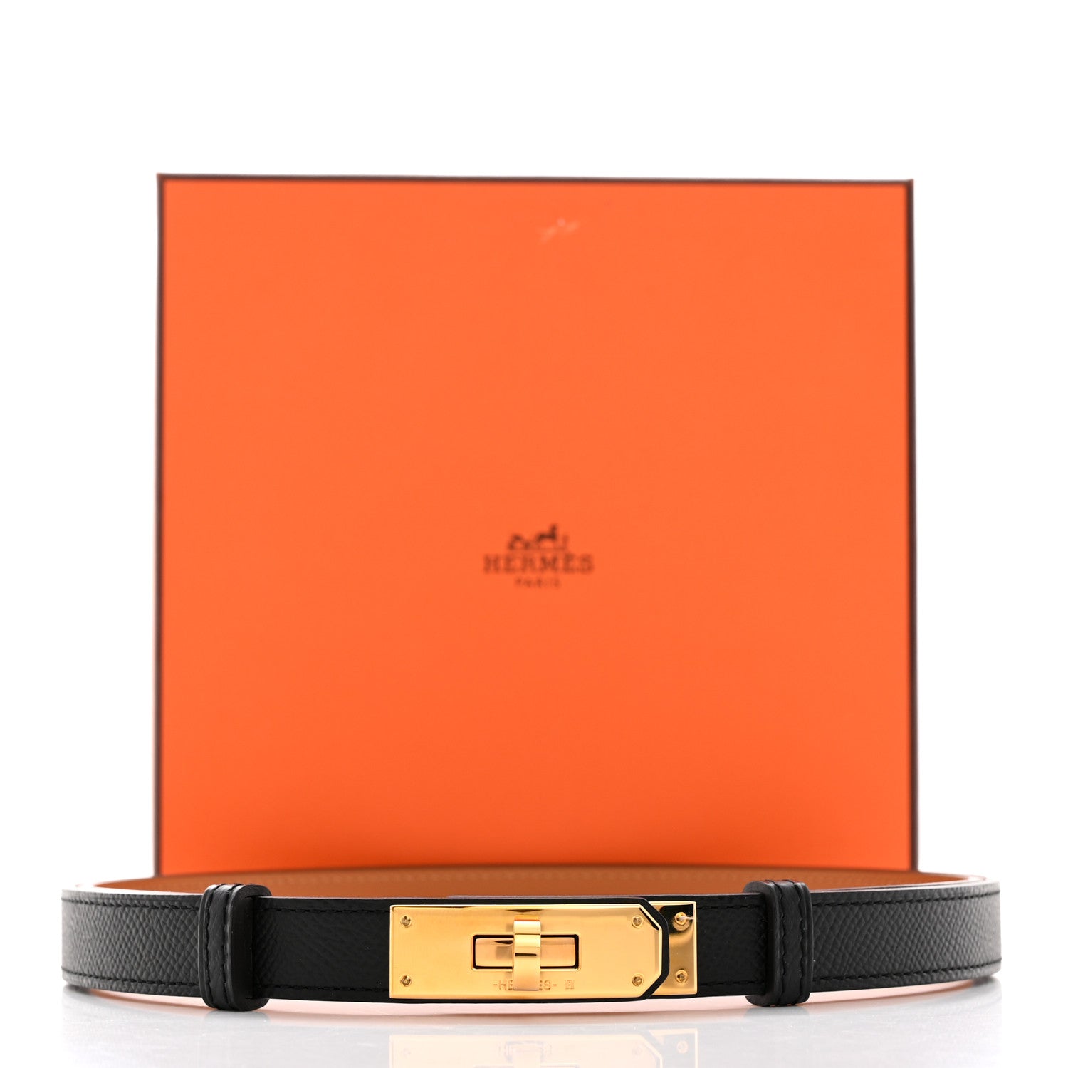 Hermes Epsom Kelly Belt Black 4 of 4