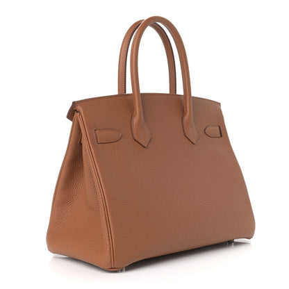 Hermes Togo Swift Officier Birkin 30 Gold Ambre 3 of 12
