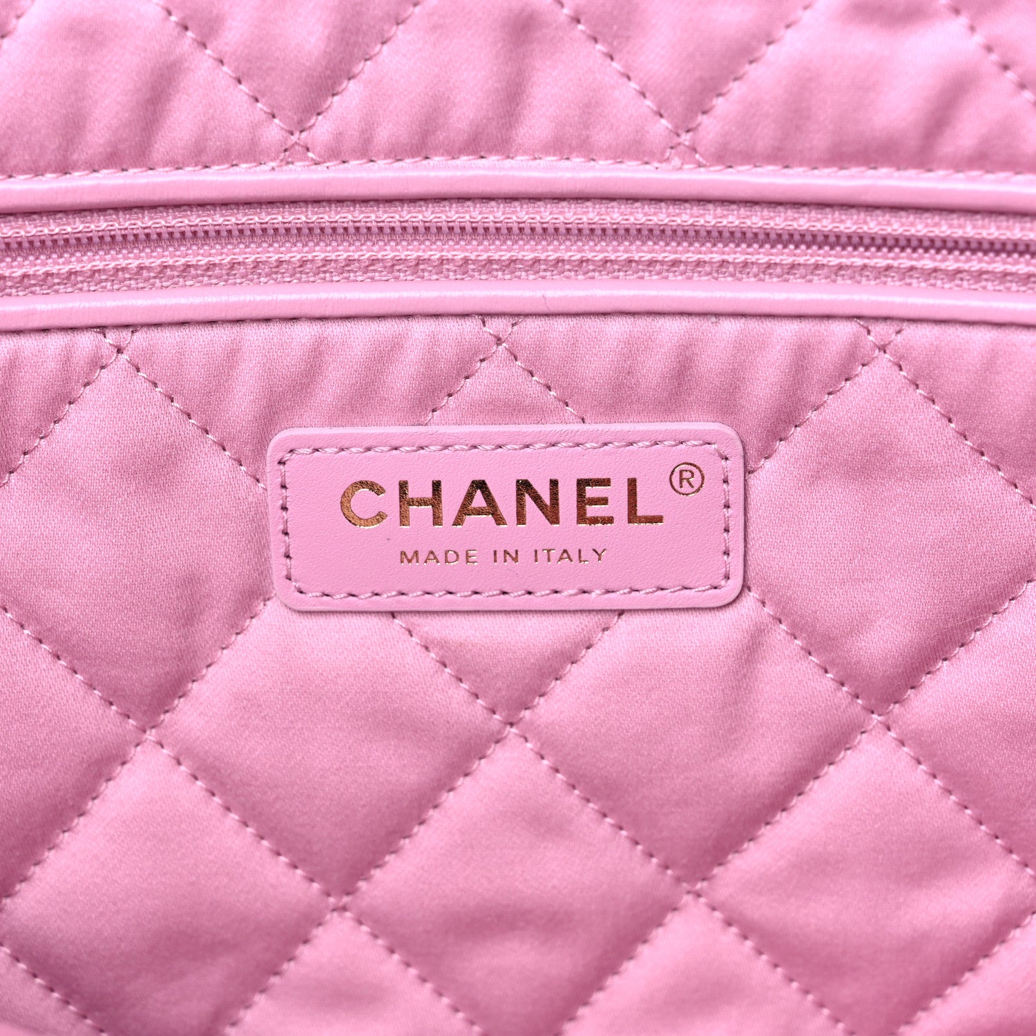 Chanel Shiny Calfskin Quilted Small Chanel 22 Pink 7 of 11