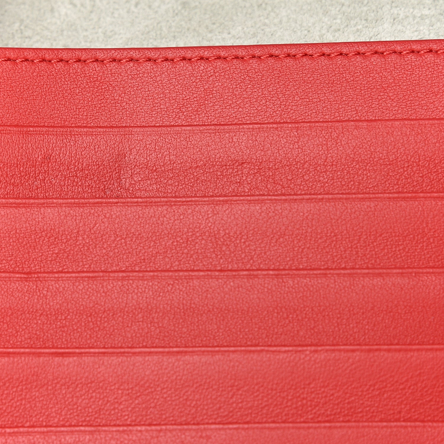 Celine Grained Calfskin Large Multifunction Strap Wallet Jade 7 of 7