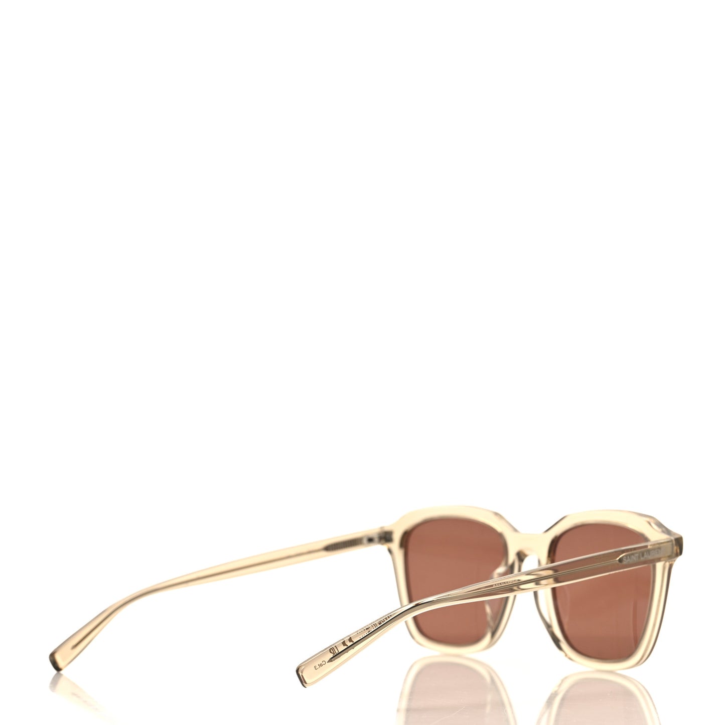 Transparent Acetate SL 457 Sunglasses Brown