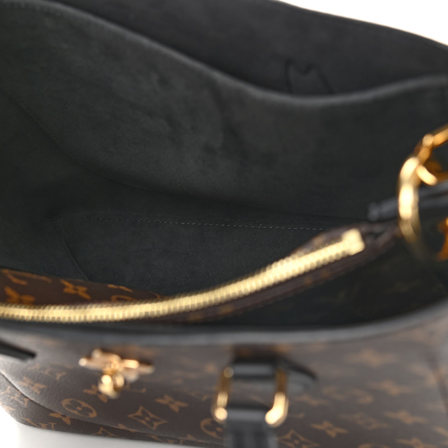 Louis Vuitton Monogram Flower Tote Black 5 of 9