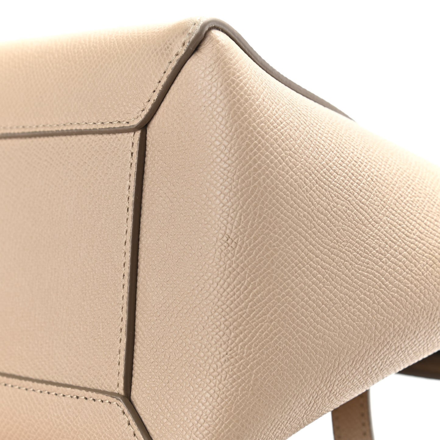 Grained Calfskin Micro Belt Bag Light Taupe