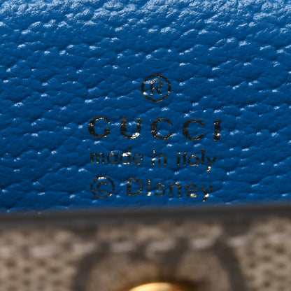 Gucci X DISNEY GG Supreme Monogram Donald Duck Lipstick Holder Bag Beige Ebony Blue 5 of 8
