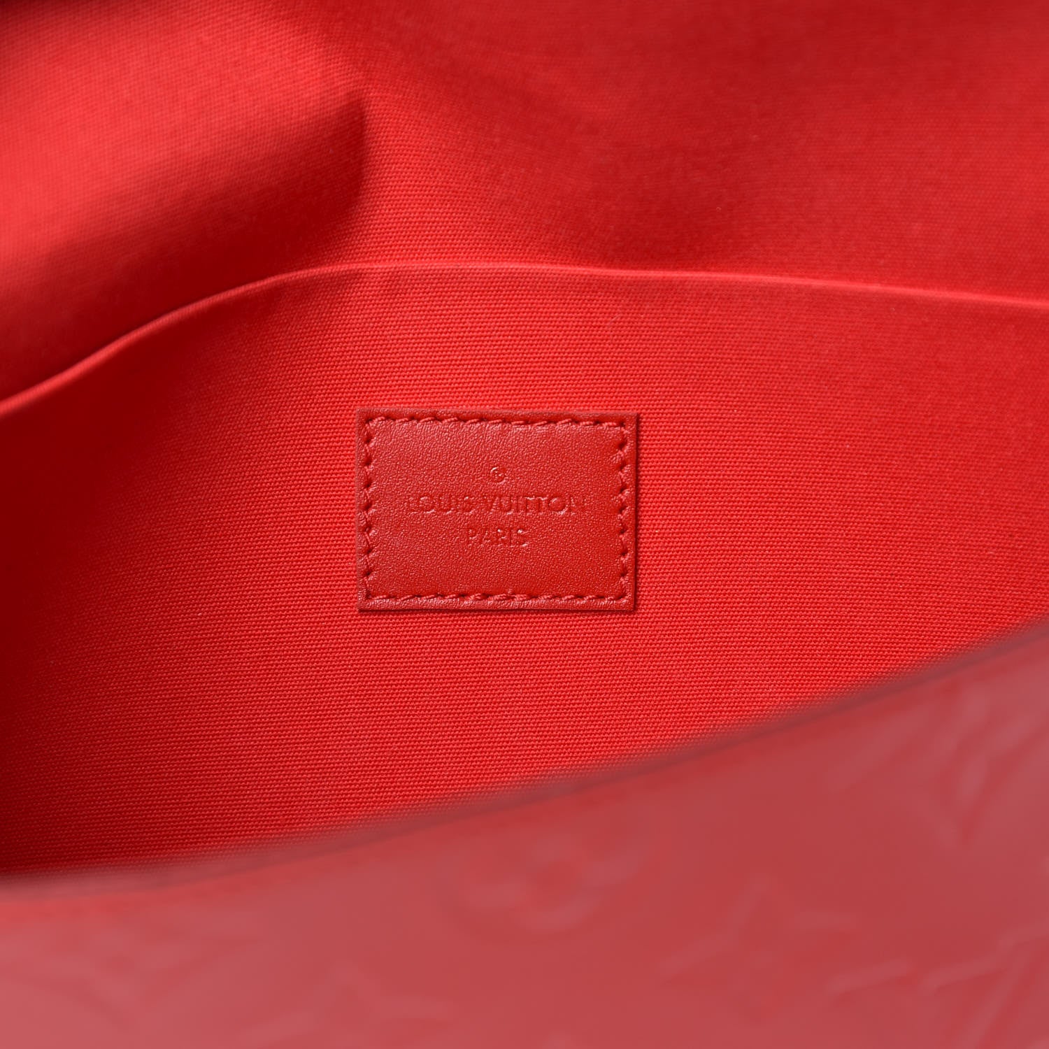 Louis Vuitton Vernis Felicie Pochette Chain Wallet Cherry 6 of 11