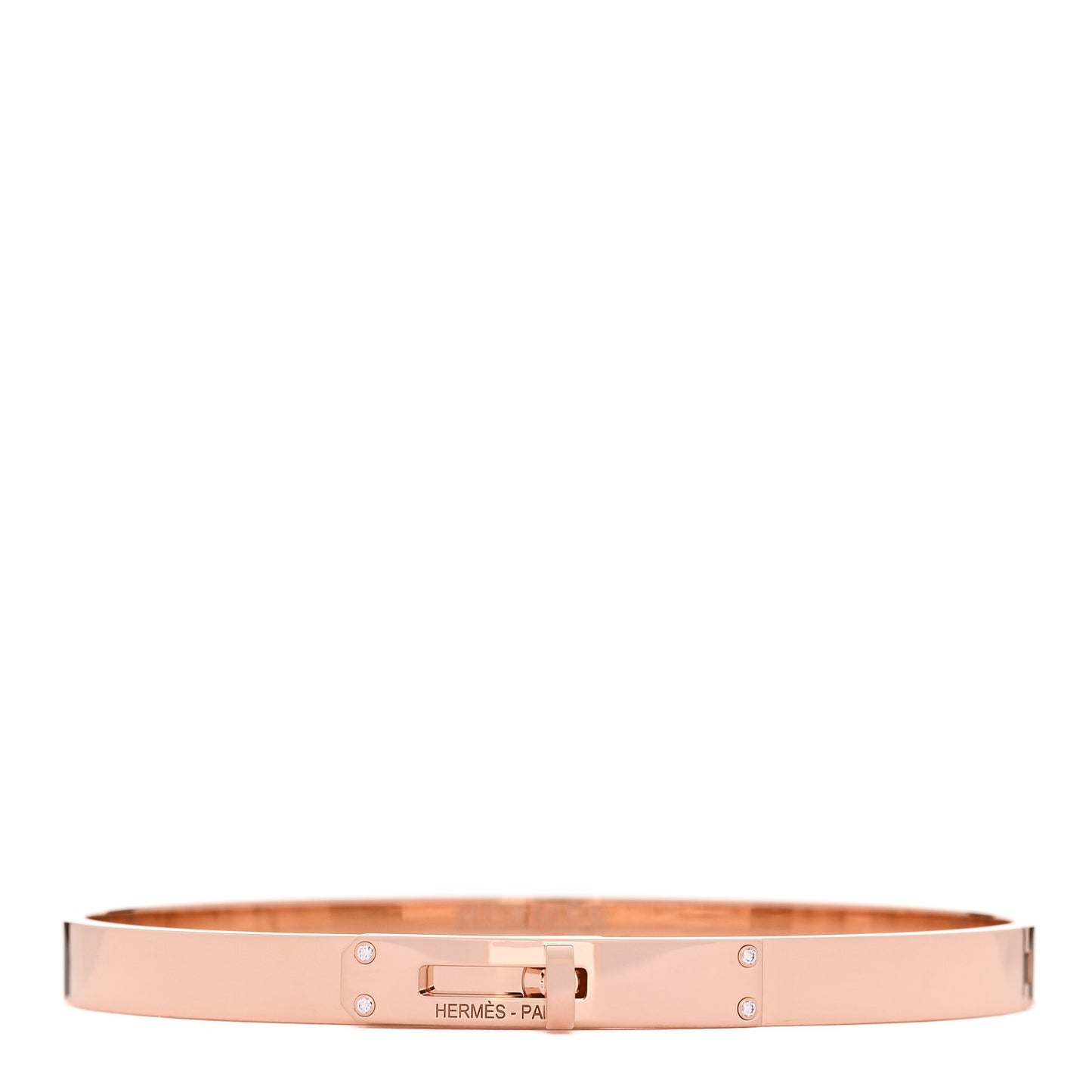 18K Rose Gold Diamond PM Kelly Bracelet LG