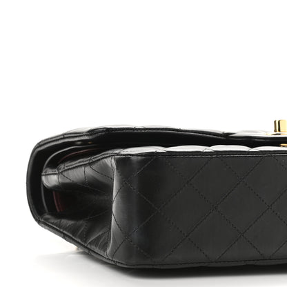Chanel Lambskin Quilted Medium Double Flap Black 8 of 9