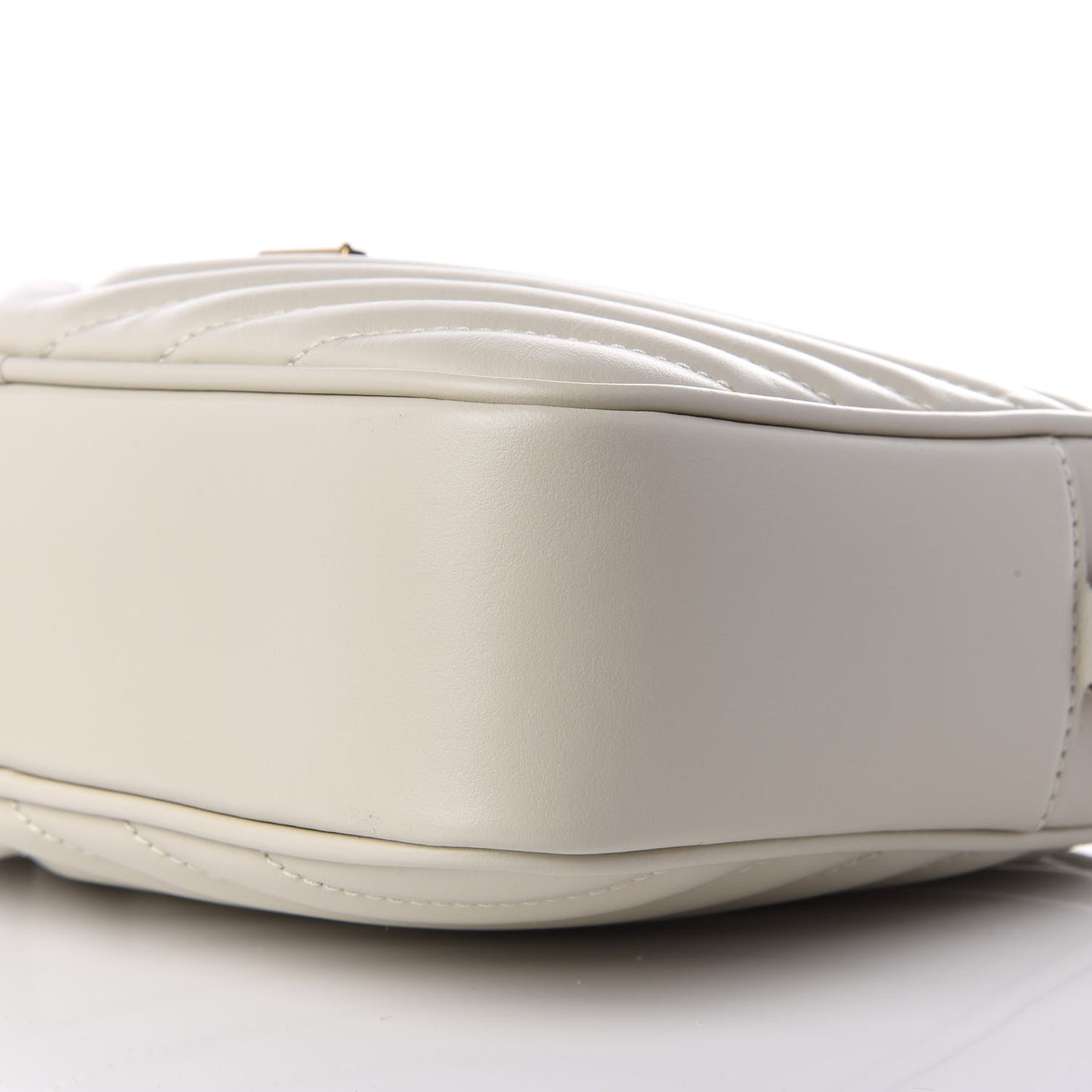 Calfskin Matelasse Monogram Lou Camera Bag Crema Soft