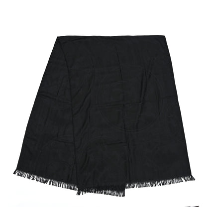 Hermes Cashmere Silk New Libris Stole Black 2 of 4