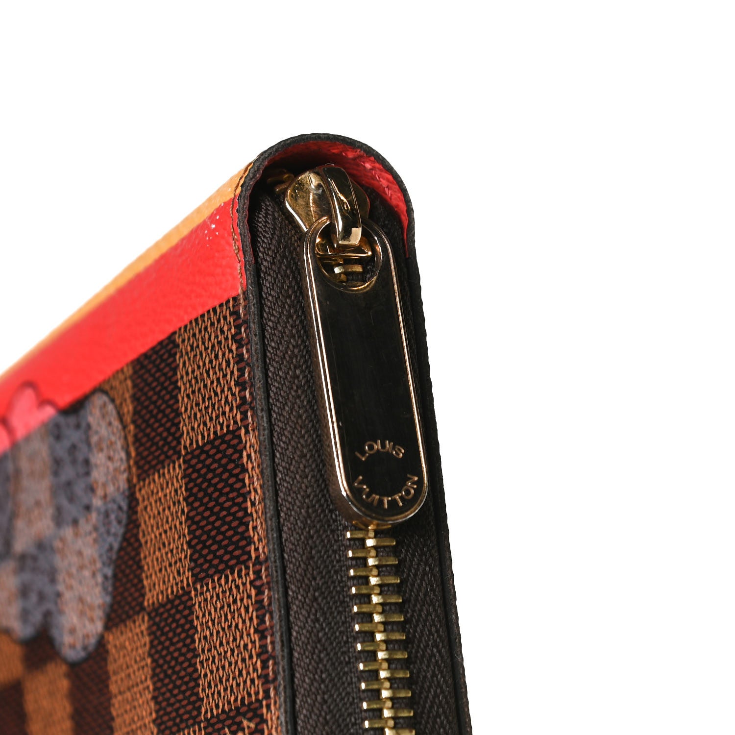 Louis Vuitton Damier Ebene 2015 Christmas Animation Zippy Wallet Poppy 9 of 10