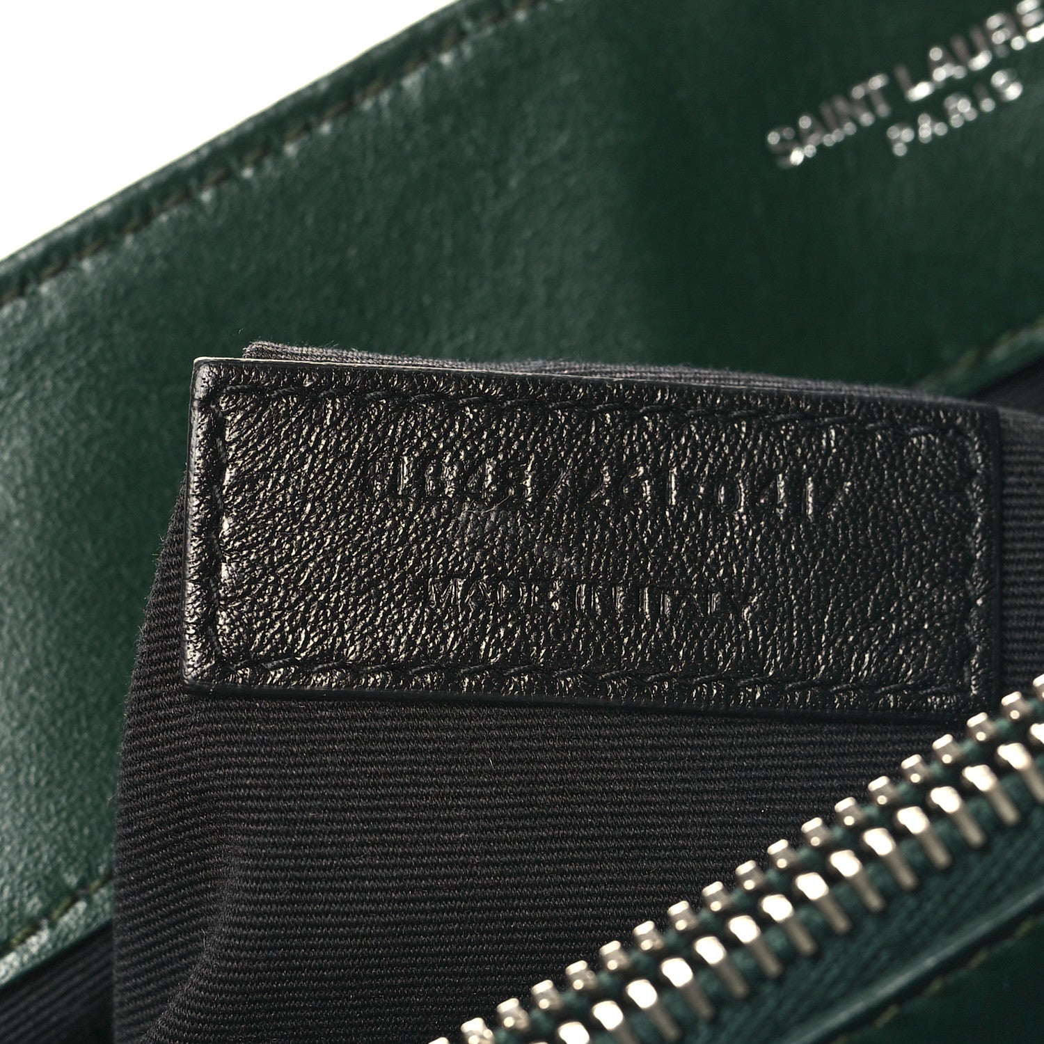Saint Laurent Calfskin Y Quilted Monogram Medium Loulou Chain Satchel Olive 8 of 12