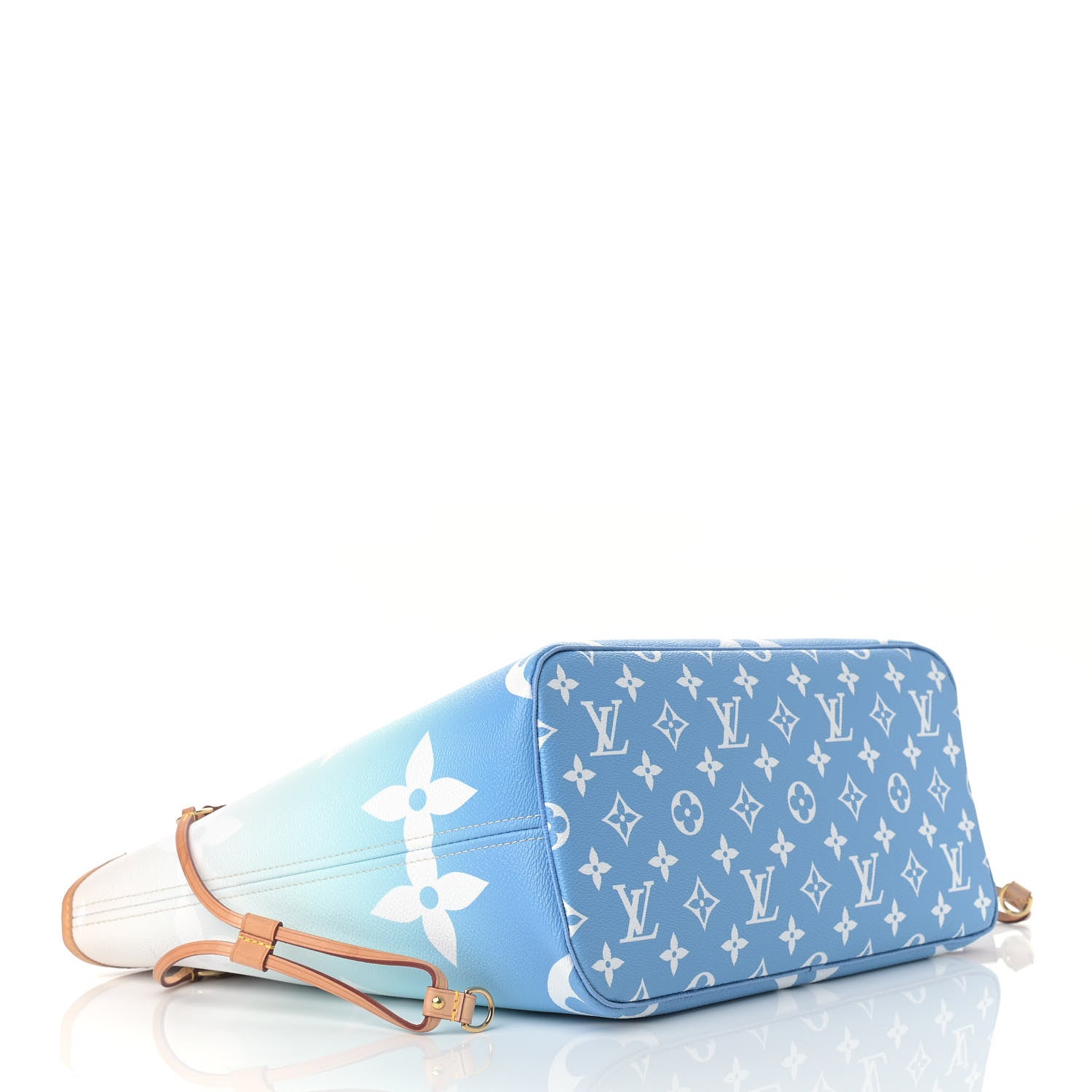 Louis Vuitton Monogram Giant By The Pool Neverfull MM Blue 5 of 22