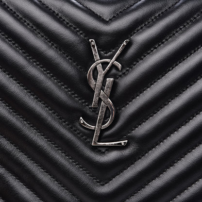 Saint Laurent Calfskin Matelasse Monogram Lou Camera Bag Black 10 of 10
