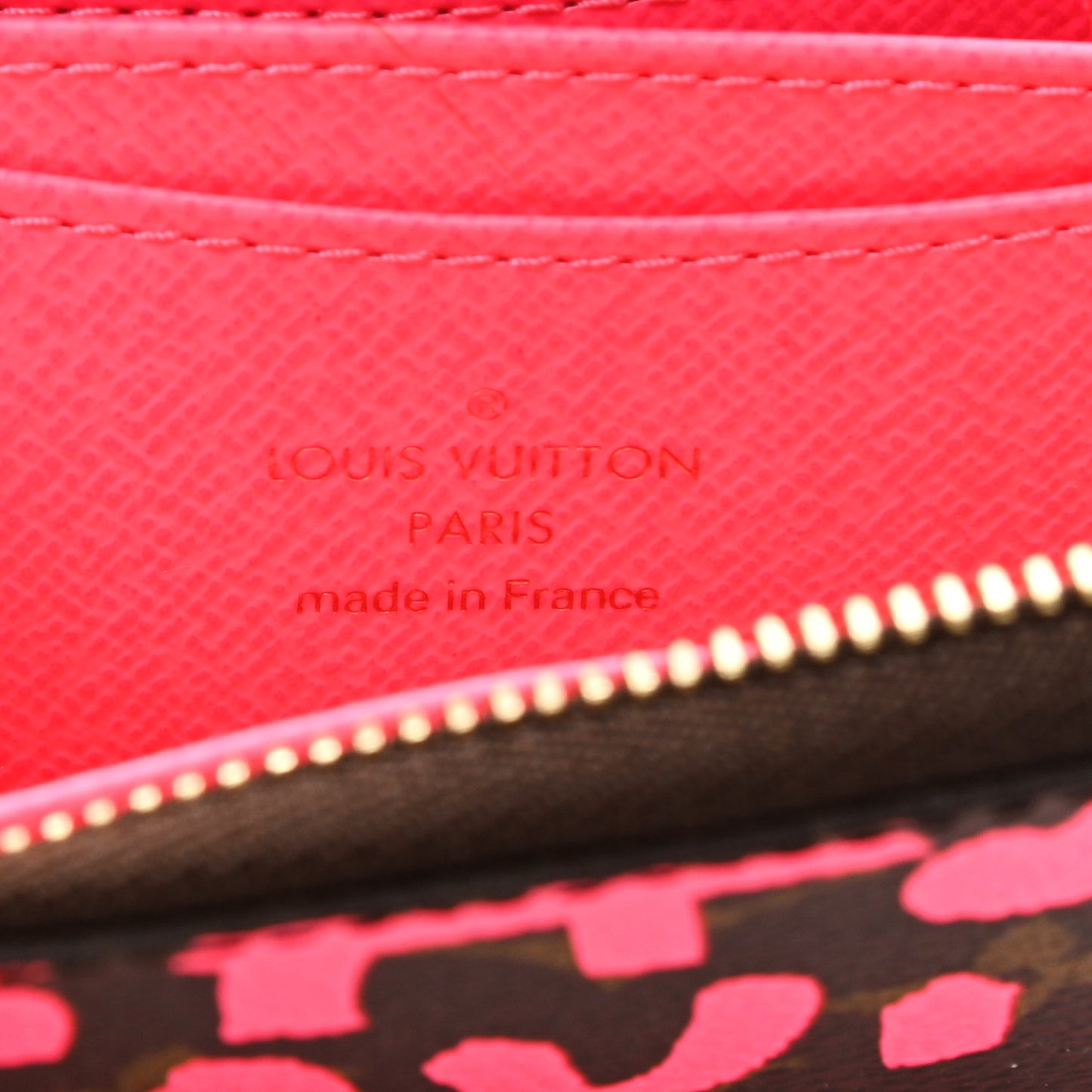Monogram Graffiti Zippy Coin Purse Fuchsia