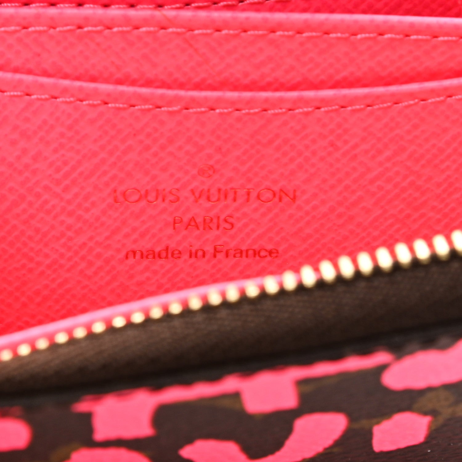 Louis Vuitton Monogram Graffiti Zippy Coin Purse Fuchsia 7 of 8