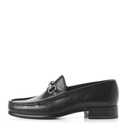 Gucci Calfskin Mens 1953 Horsebit Loafers 8 Black 1 of 9