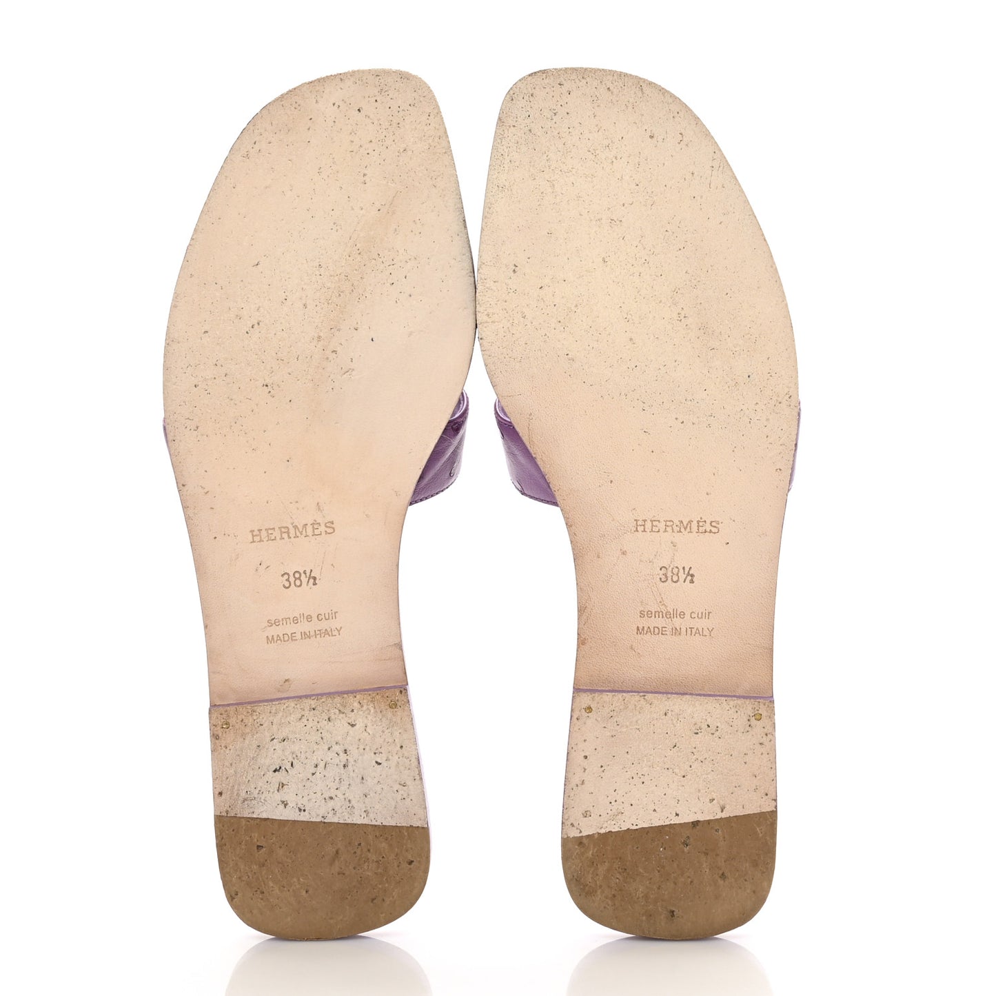 Ostrich Oran Sandals 38.5 Violet
