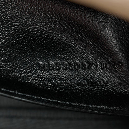 Saint Laurent Crinkled Calfskin Matelasse Monogram Baby Niki Chain Satchel Light Taupe 8 of 11