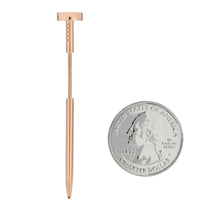 Cartier 18K Pink Gold Small Juste Un Clou Tie Pin 2 of 6