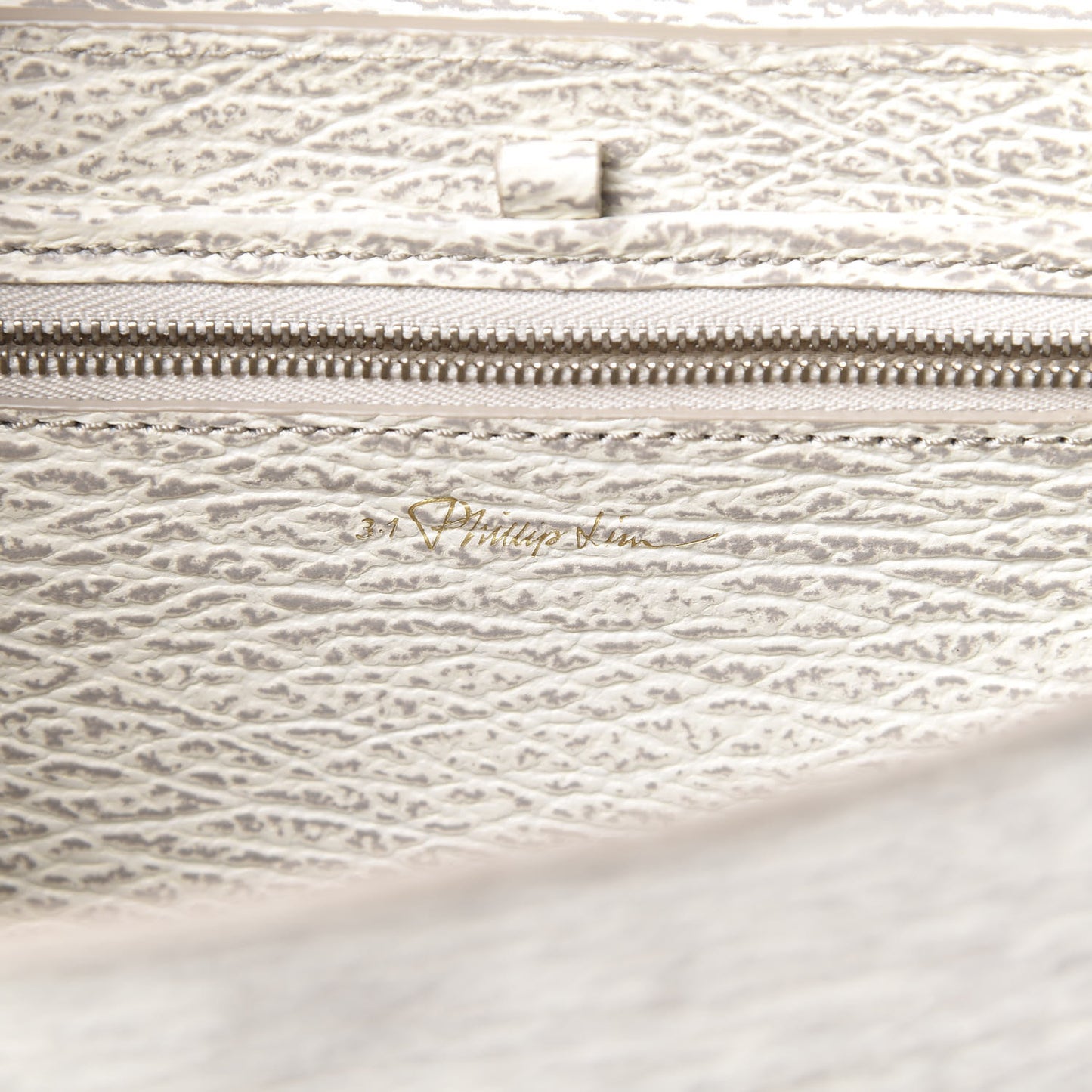 3.1 Textured Calfskin Medium Pashli Satchel Ivory Dove