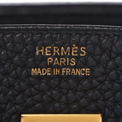 Hermes Fjord Birkin 35 Black 31 of 48