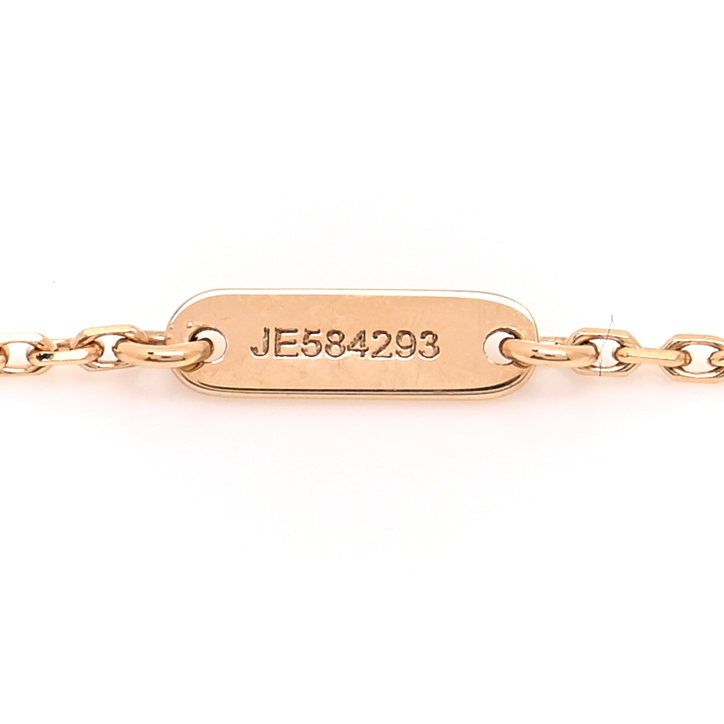 18K Yellow Gold Mother of Pearl Sweet Alhambra Pendant Necklace