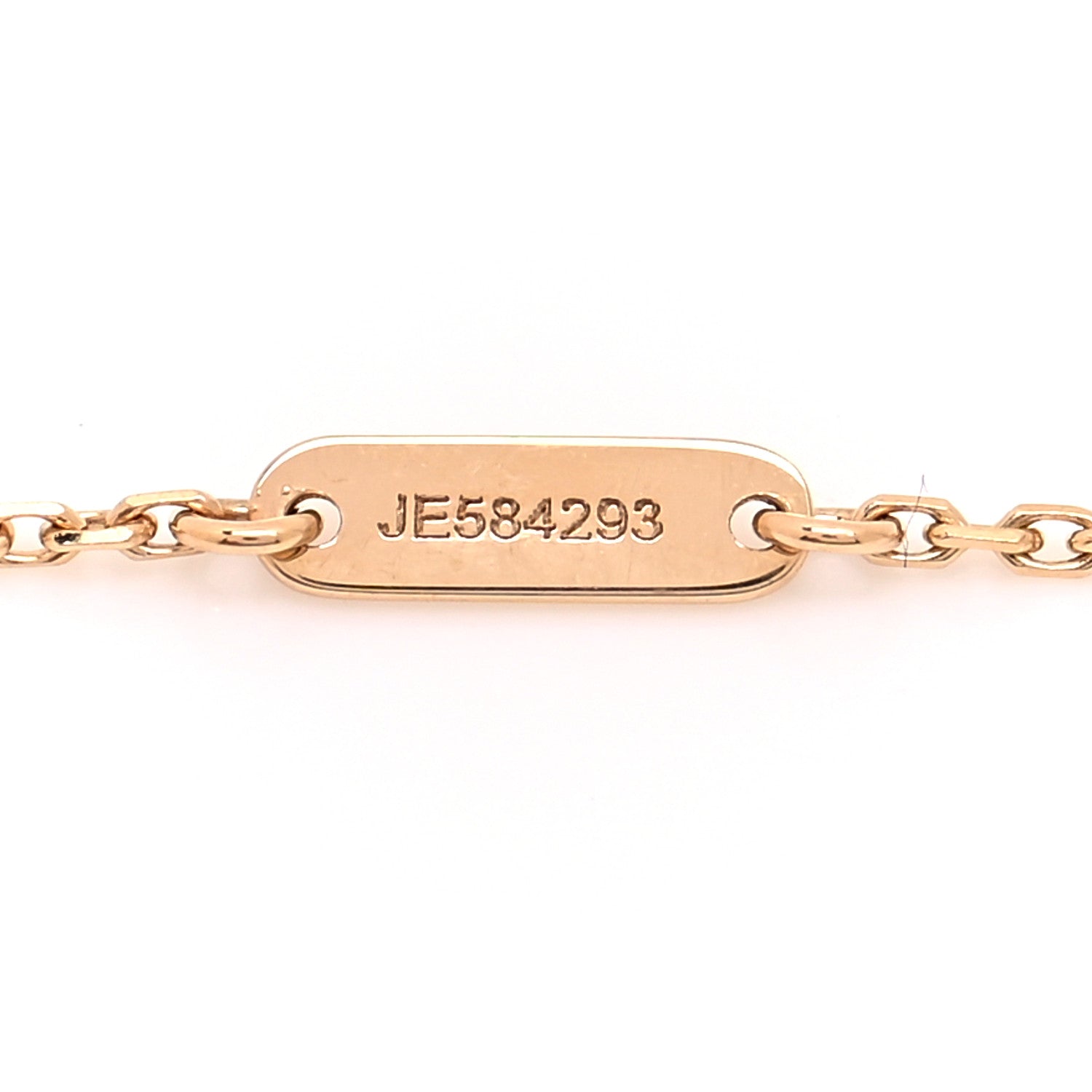 Van Cleef & Arpels 18K Yellow Gold Mother of Pearl Sweet Alhambra Pendant Necklace 5 of 6