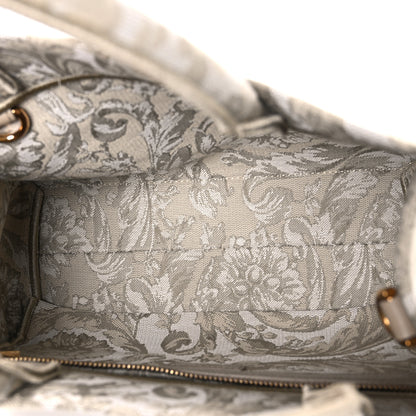 Versace Jacquard Barocco Small Athena Tote Beige 5 of 9