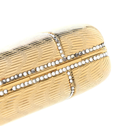 Judith Leiber Crystal Minaudiere Clutch Gold 20 of 25