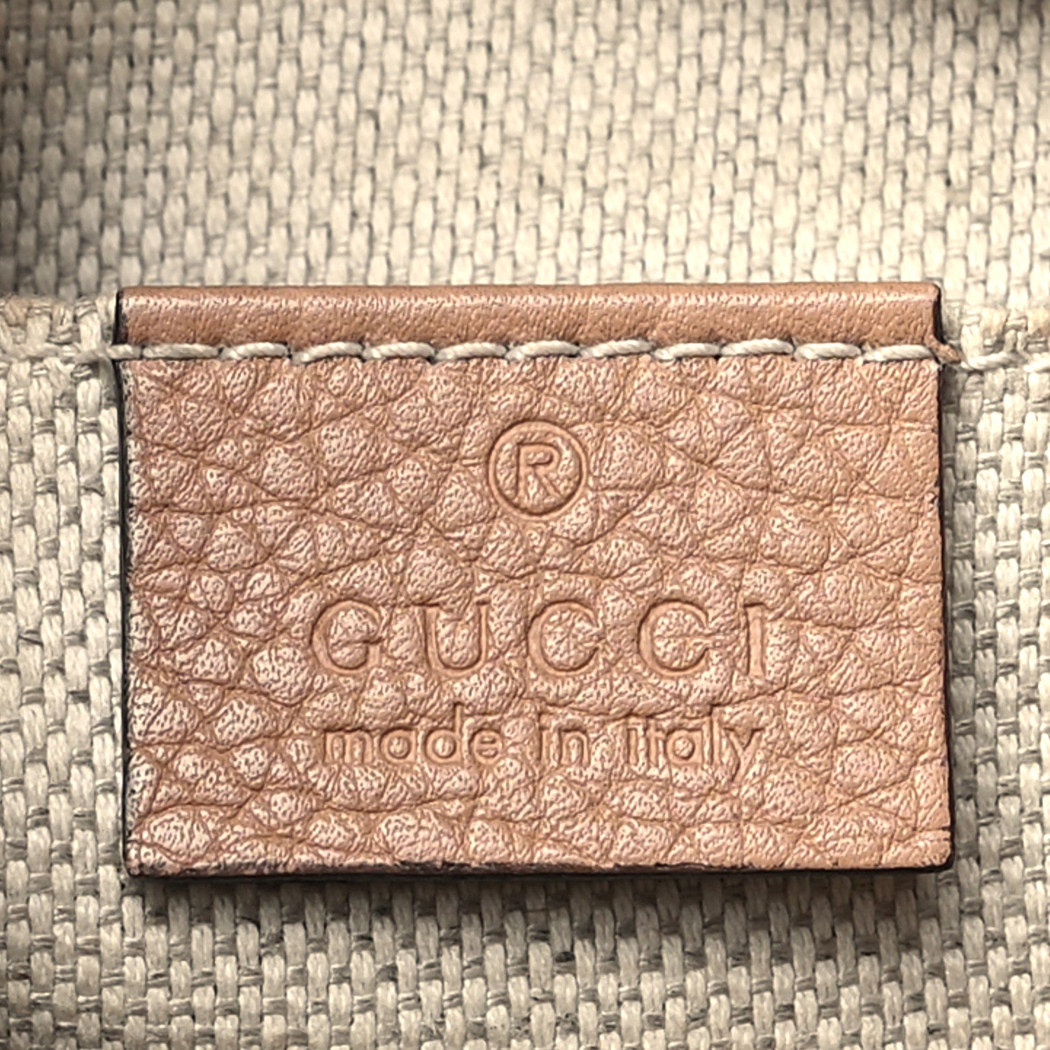 Gucci Pebbled Calfskin Small Soho Disco Bag Camelia 6 of 10