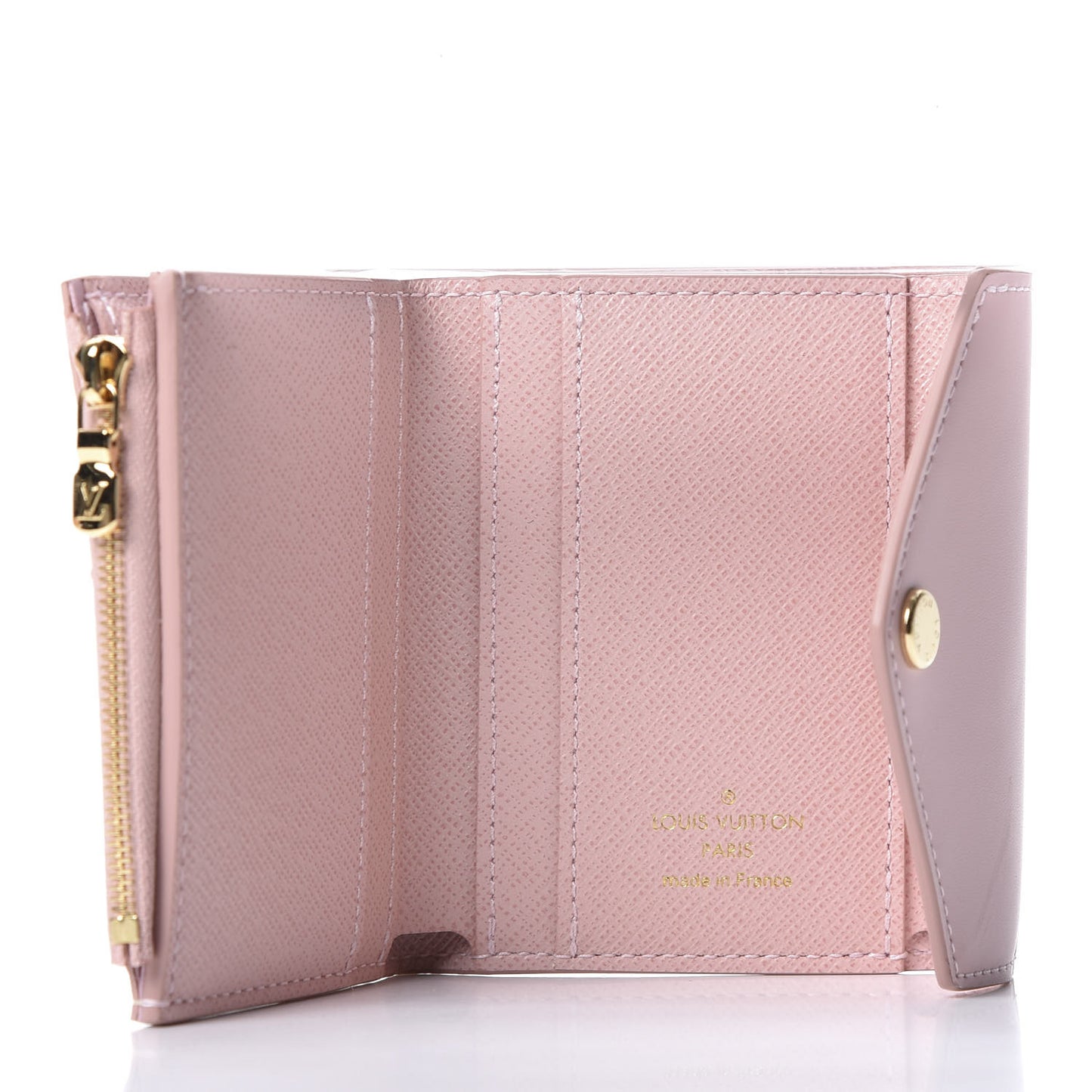 Damier Azur Zoe Wallet Rose Ballerine