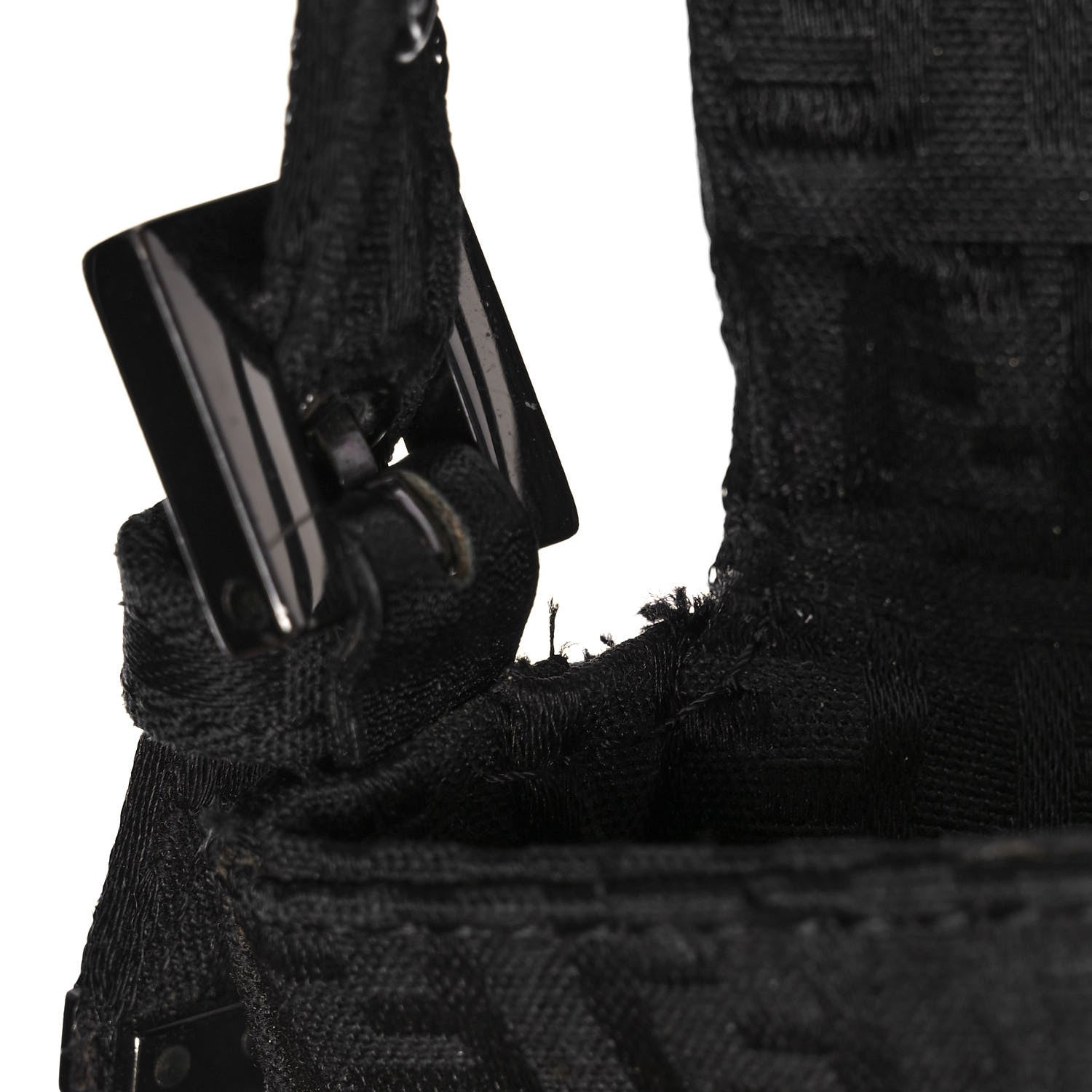 Fendi Zucchino Mini Baguette Black 10 of 14