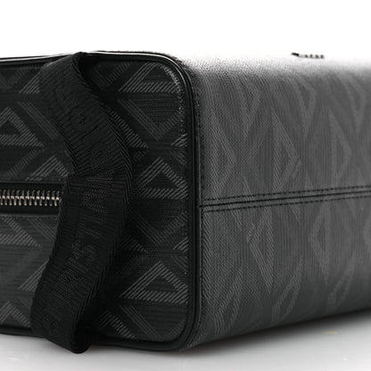 Christian Dior Canvas CD Diamond Lingot Toiletry Pouch Black 9 of 16