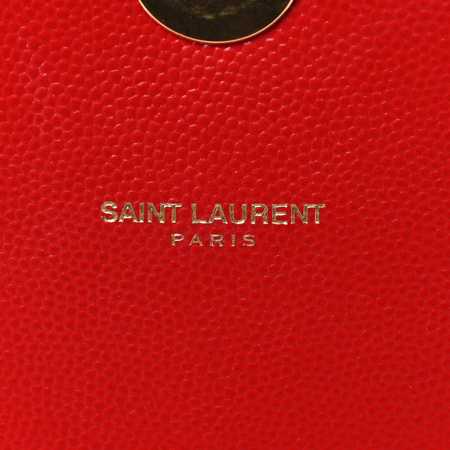 Grain De Poudre Matelasse Chevron Large Monogram Satchel Lipstick Red