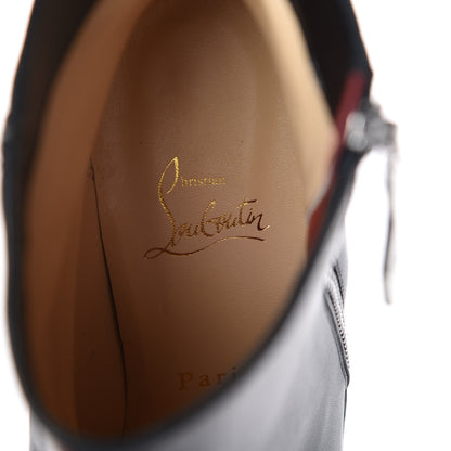 Christian Louboutin Calfskin Telezip 85 Ankle Bootie 40 Black 5 of 8