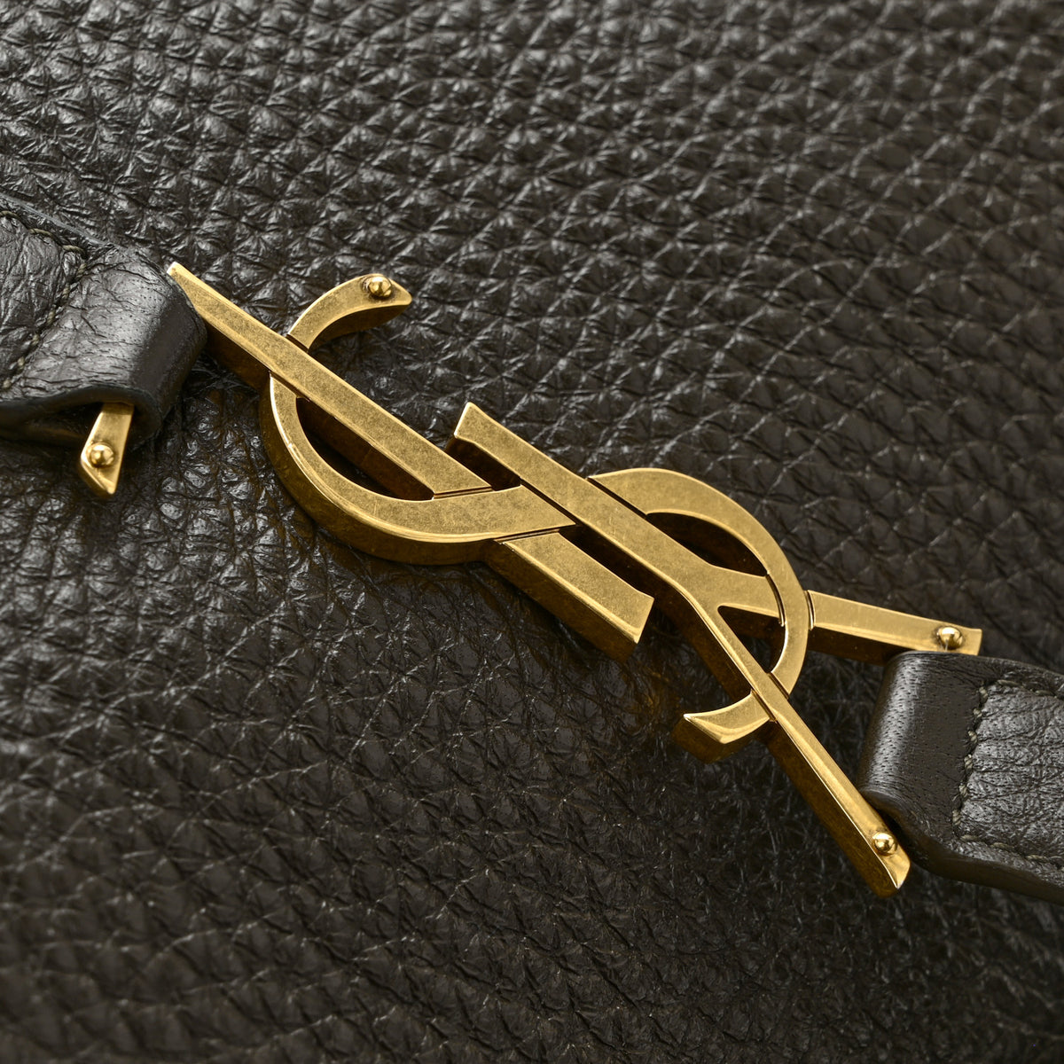 Saint Laurent Grained Deerskin Bea Tote Light Musk 20 of 29