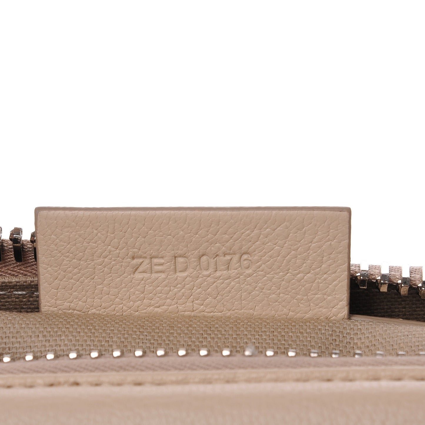 Sugar Goatskin Small Antigona Beige Buff