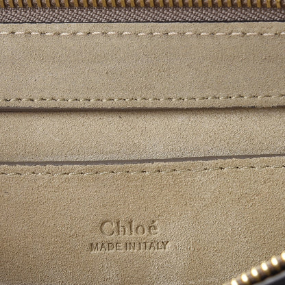 Chloe Smooth Calfskin Suede Patchwork Studded Small Pixie Bag Motty Grey 6 of 7